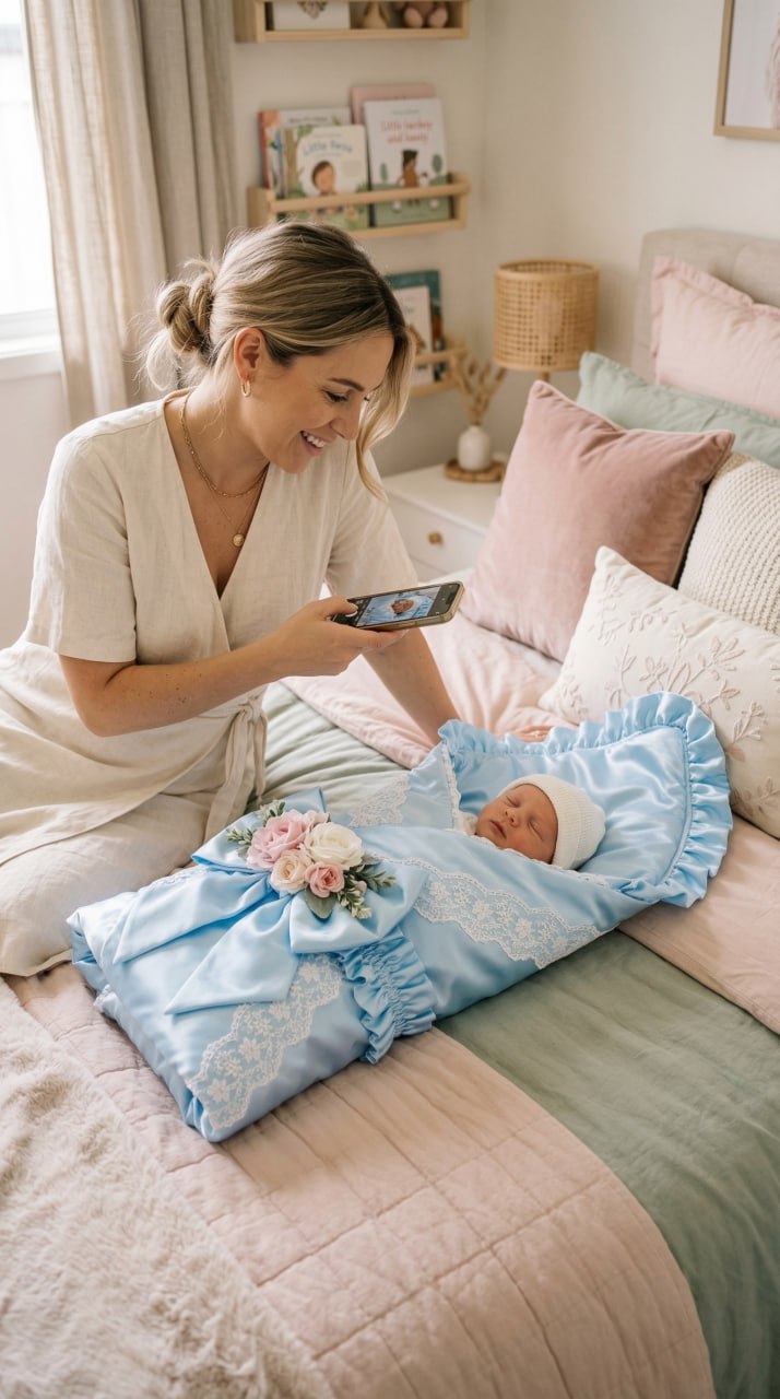 Baby Receiving Blankets Satin