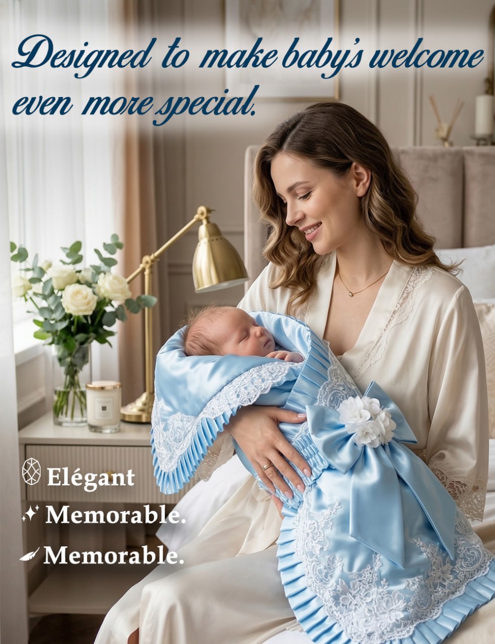 Baby Receiving Blankets Satin